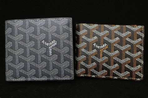 goyard wallet real vs fake|how to authenticate goyard.